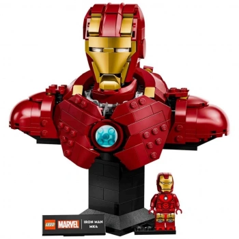 Eğitici Oyuncak LEGO Marvel Iron Man MK4 Büstü 76327