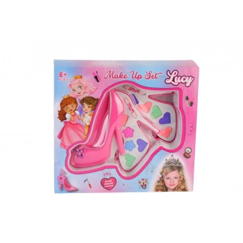 Eğitici Çocuk LMN213 AYAKKABILI KUTULU İKİLİ MAKYAJ SETİ