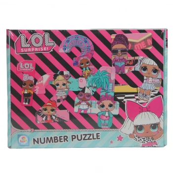 Çocuk LOL Numara Puzzle 20 Parça