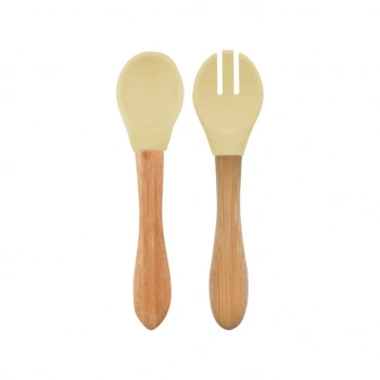 Çocuk Mama Kaşığı ve Çatal Seti Mellow Yellow