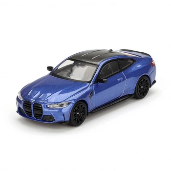 Eğitici Çocuk Mini GT 1/64 BMW M4 Competition (G82) Portimao Blue - Blister Paket