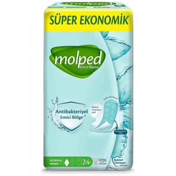 Çocuk Molped Extra Hijyen Normal Ped Süper Eko 24 Adet