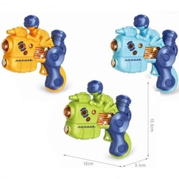 Eğitici Oyuncak  MXT-317- Vardem Işıklı ve Sesli Projeksiyonlu Adamlı Tabanca