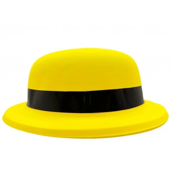 Çocuk Neon Partisi Sarı Renk Melon Plastik Parti Şapkası