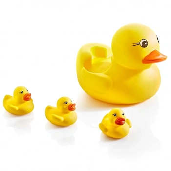 Çocuk Oppla Sevimli Vinil Ördek Ailesi Banyo Oyuncakları