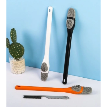 Eğitici Oyuncak Ördek Tasarımlı Silikon Tuvalet ve İnce Detay Fırçası