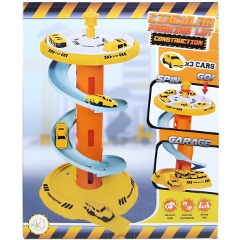 Çocuk Oyuncak İnşaat Dönen Garaj Seti