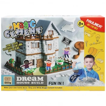 Çocuk Paulinda Magic Cement Dream House Build Hobi Set 550 gr