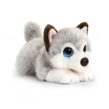 Çocuk Peluş Köpek Husky 25 cm
