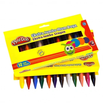 Çocuk Play-Doh 12 Renk Extra Jumbo Crayon