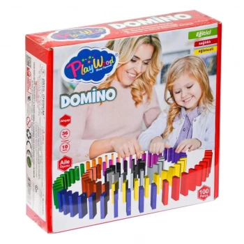 Çocuk Playwood Ahşap Domino Oyunu
