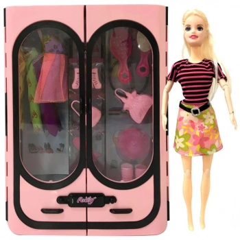 Çocuk Şık Dolabım Aksesuarlı Bebek