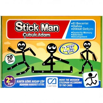 Stick Man Çubuk Adam Kutu Oyunu Çocuk Gelişimine Destek Stratejik Oyun