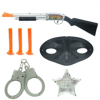 Çocuk Tüfek Seti ve Maske