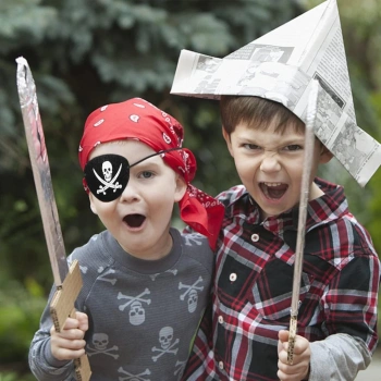 Vinleks Deri Korsan Göz Bandı Lastikli Eğlenceli Parti ve Cosplay Aksesuarı