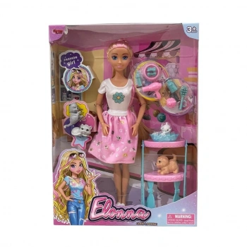 Eğitici Çocuk  Oyuncak WG66962 -Vardem Kutulu  Pet Shop Bebek Set 11,5 inç