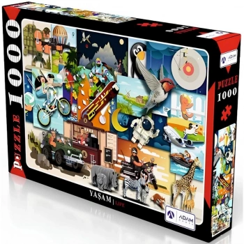 Çocuk Yaşam 1000 Parça Puzzle
