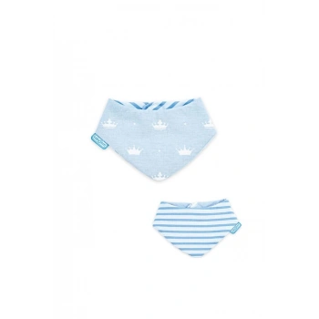 Çocuk Yenidoğan Fular Önlük 515 Mavi