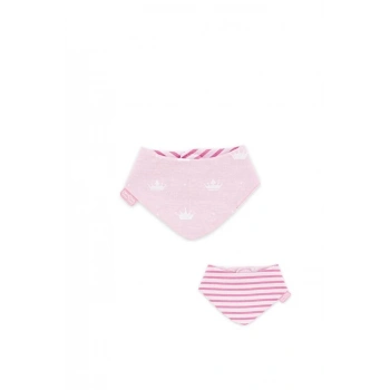 Çocuk Yenidoğan Fular Önlük 515 Pembe