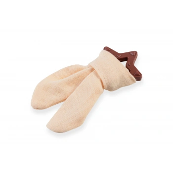 Silikon Diş Kaşıyıcılı Müslin Önlük 736 Somon