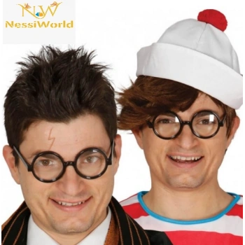 Siyah Çerçeveli Numarasız Camlı Öğrenci Şaka Gözlüğü 1 Adet