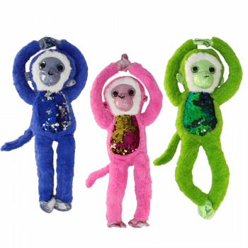 Süslü Maymunlar Peluş Oyuncak 45 cm 1 adet
