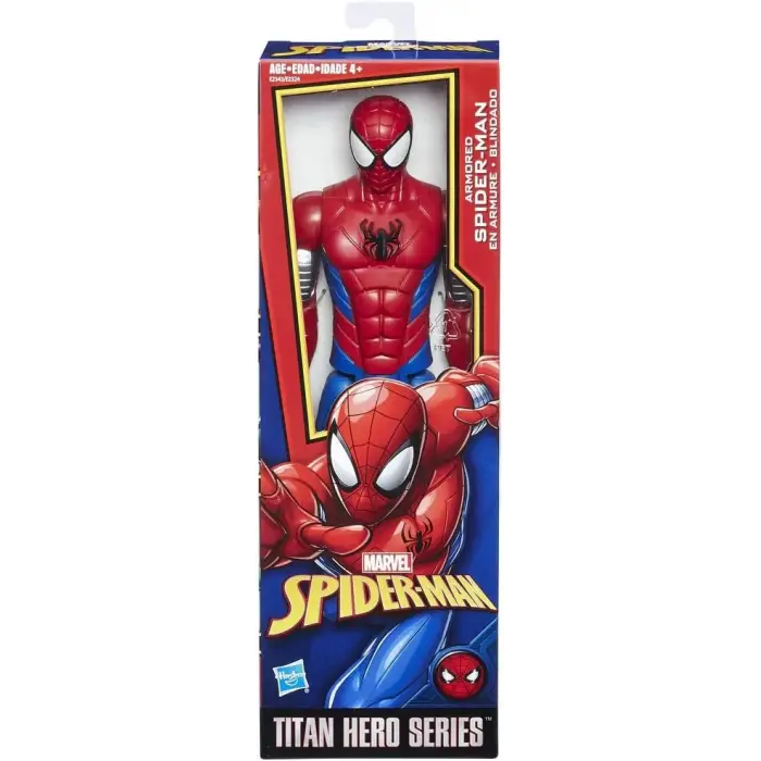 Marvel Spider-Man Titan Hero Armored Spider-Man Figür E8522