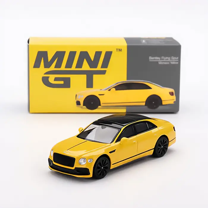 Mini GT 1/64 Bentley Flying Spur Monaco Yellow MGT00955