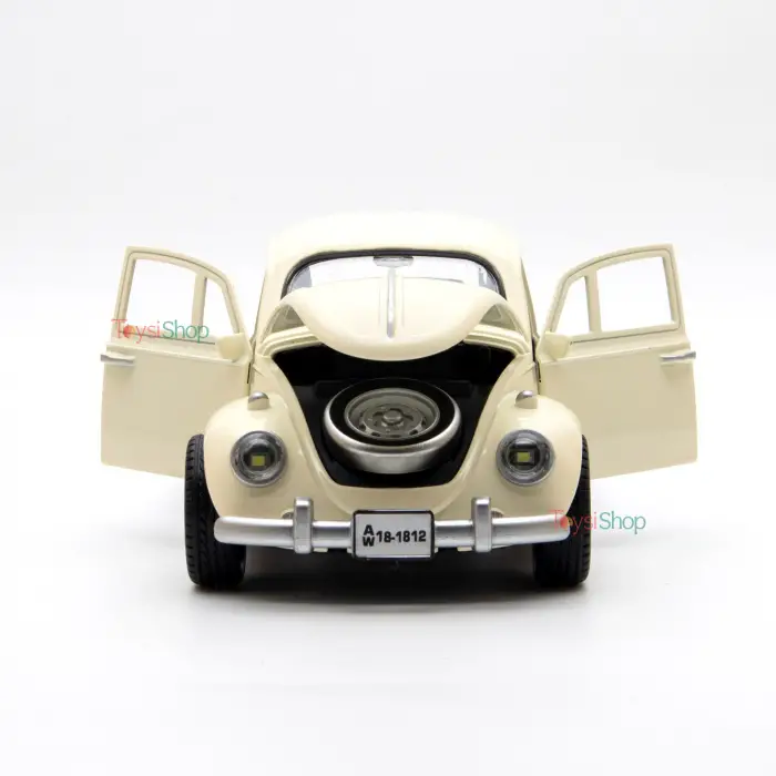 1:18 Volkswagen Bettle Diecast Model Araba Siyah - SR-1812