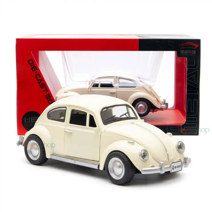 1:18 Volkswagen Bettle Diecast Model Araba Siyah - SR-1812