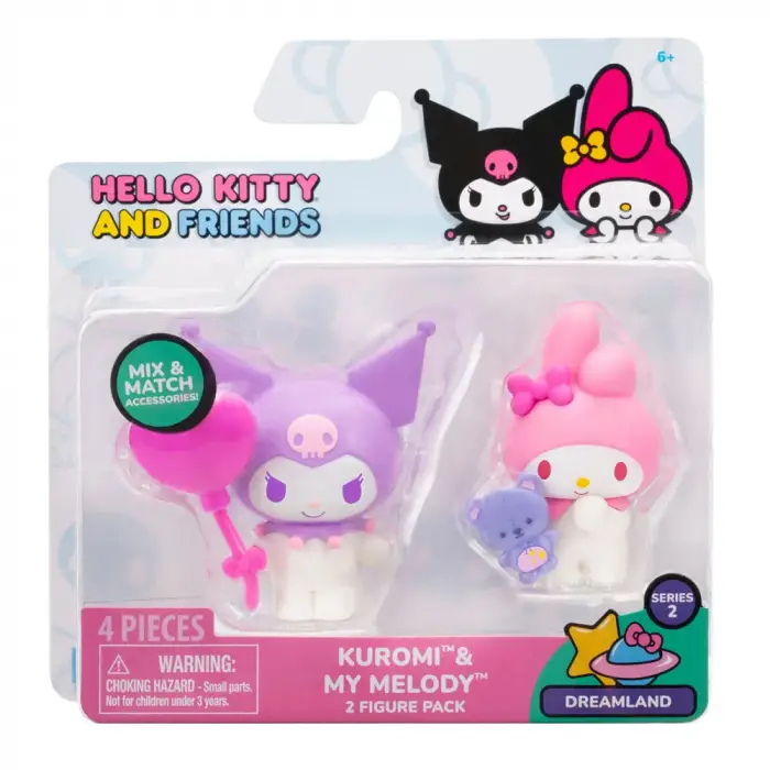 Hello Kitty ve Arkadaşları 2li Mini Figür HKT6100-HKT0159