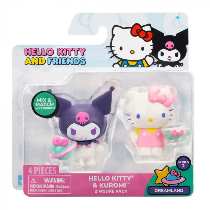 Hello Kitty ve Arkadaşları 2li Mini Figür HKT6100-HKT0159