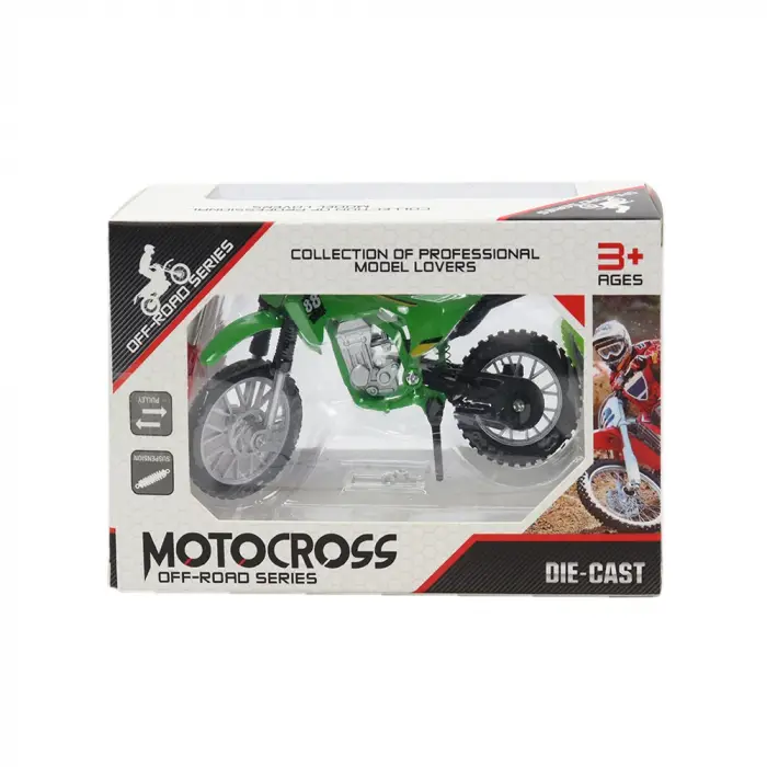 Alloy Model Motosikler Off-Road Serisi 1:18
