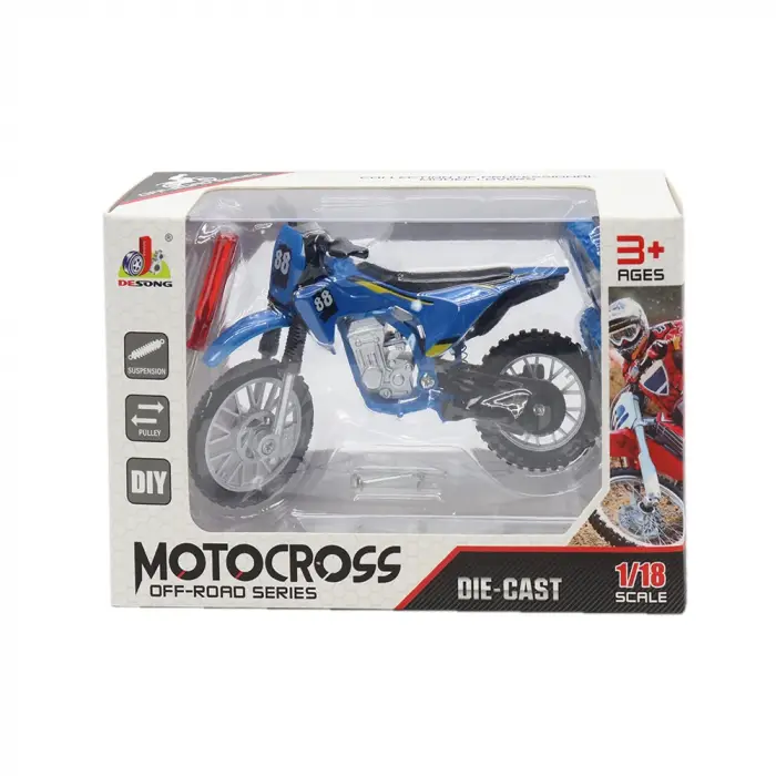 Alloy Model Motosikler Off-Road Serisi 1:18