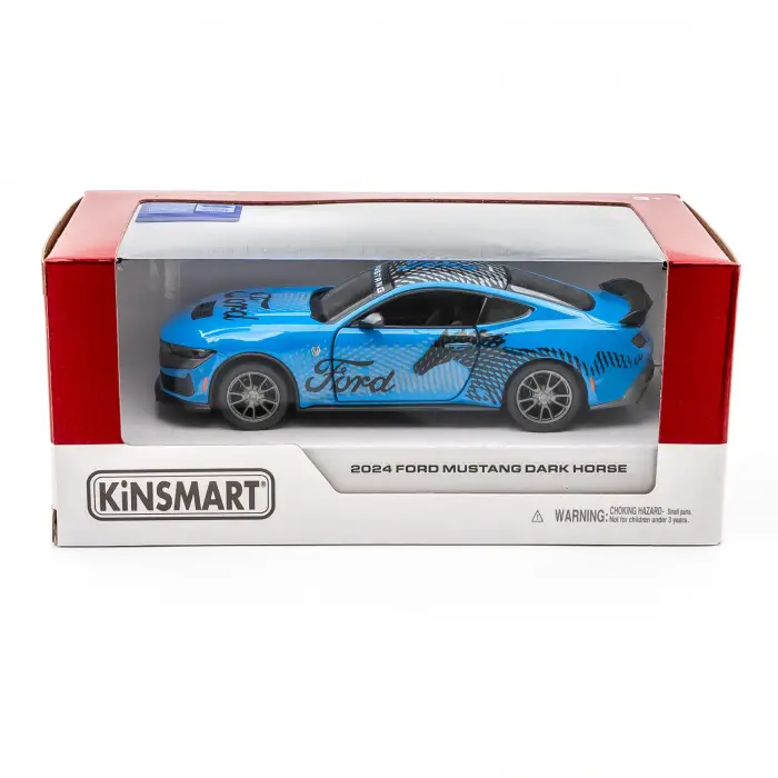 Kinsmart 1/38 1967 Ford Mustang Dark Horse - KT5455WF