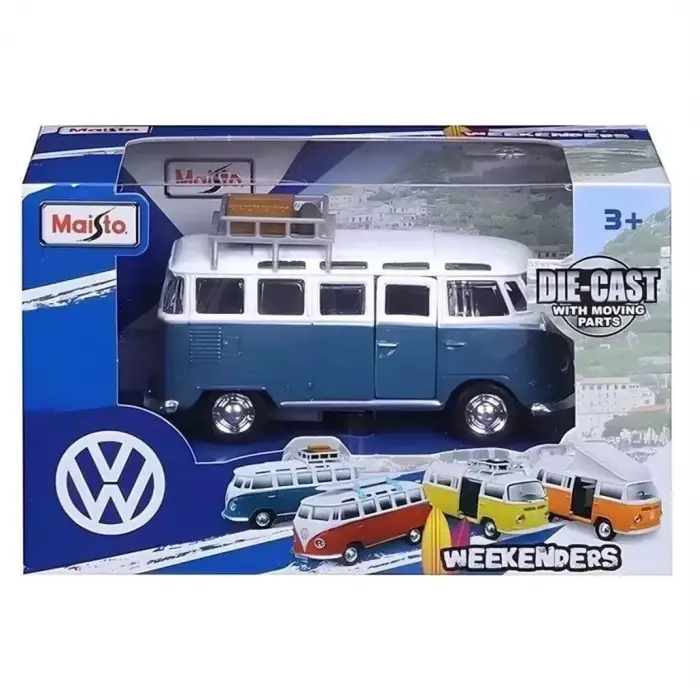 Maisto 1:40 Weekenders Volkswagen Van Samba Diecast Model Araba - 21237