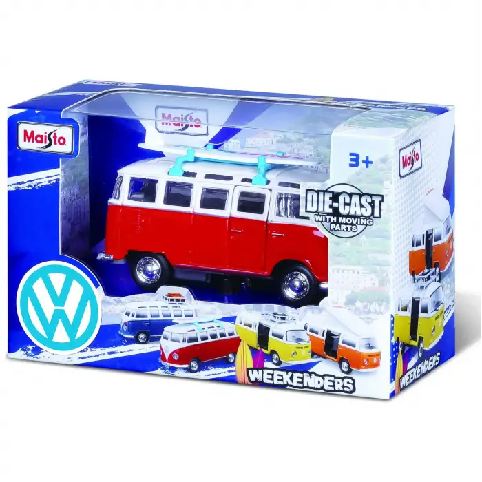 Maisto 1:40 Weekenders Volkswagen Van Samba Diecast Model Araba - 21237