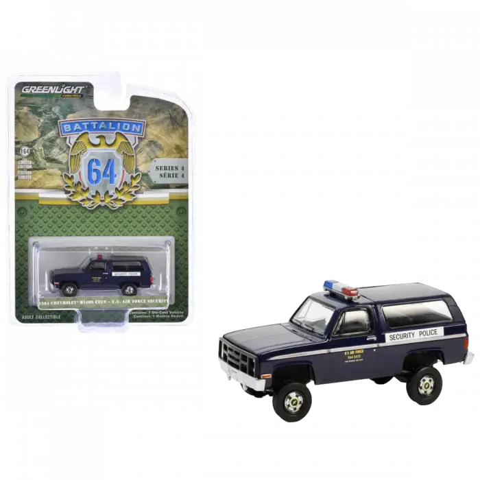 Greenlight 1:64 1984 Chevrolet M1009 CUCV - US Air Force Security
