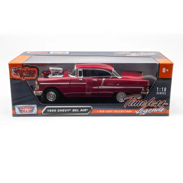 Motor Max 1:18 1955 Chevy Bel Air Diecast Model Araba - 79002