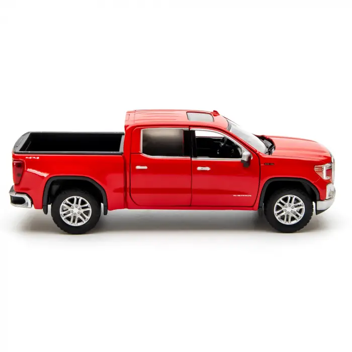 Motor Max 1:27 2019 GMC Sierra 1500 SLT Crew Cab Diecast Model Araba Kırmızı - 79361