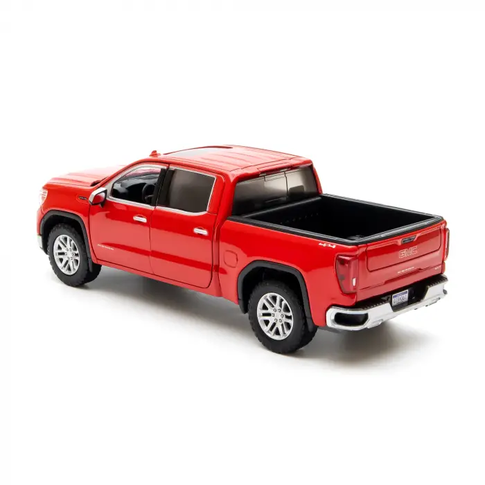 Motor Max 1:27 2019 GMC Sierra 1500 SLT Crew Cab Diecast Model Araba Kırmızı - 79361