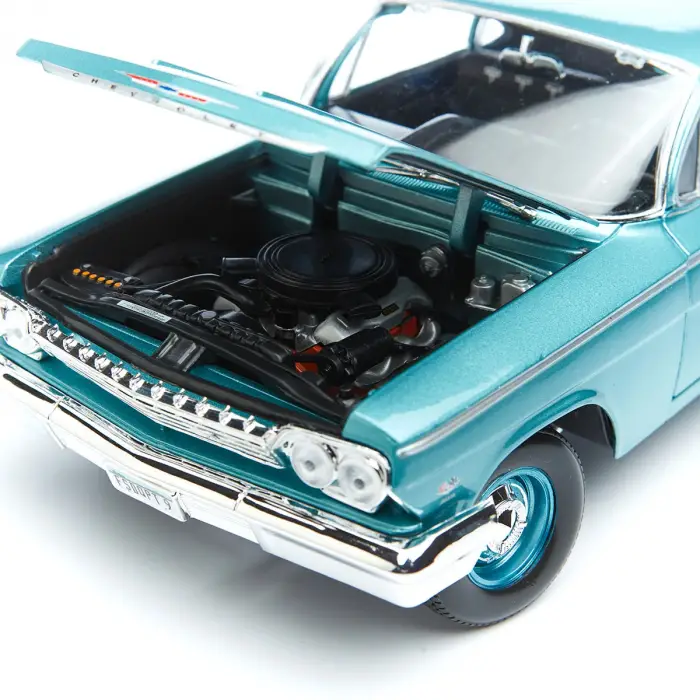 Maisto 1:18 1962 Chevrolet Bel Air Diecast Model Araba Yeşil - 31641