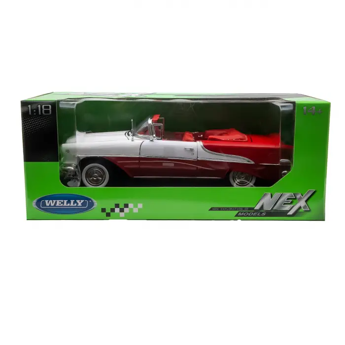 Welly 1:18 1955 Oldsmobile Super 88 Diecast Model Araba - 19869C-W