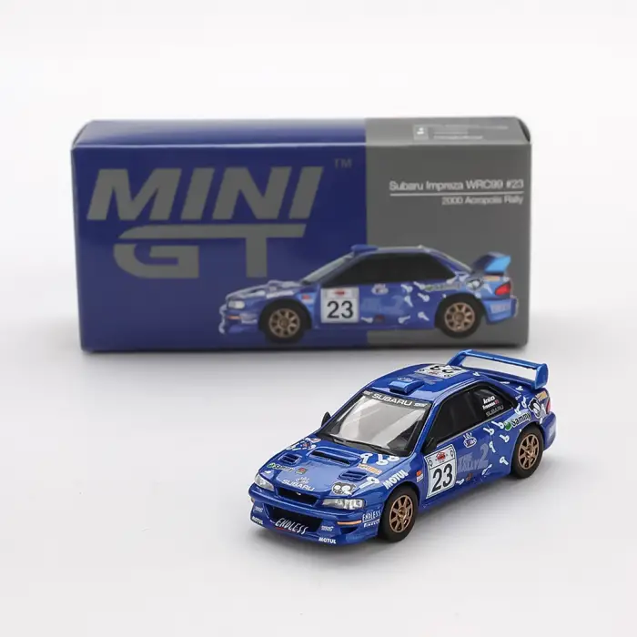 Mini GT 1/64 Subaru Impreza WRC99 #23 2000 Acropolis Rally - MGT01078