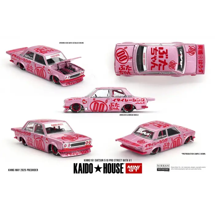 Mini GT 1/64 KaidoHouse Datsun 510 Pro Street Buta V1 - KHMG161