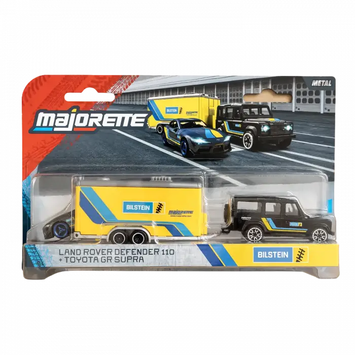 Majorette Racing Deluxe Trailer 4lü Metal Model Araba Seti