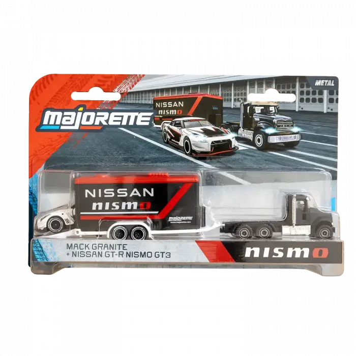 Majorette Racing Deluxe Trailer 4lü Metal Model Araba Seti