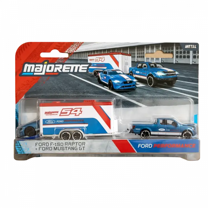 Majorette Racing Deluxe Trailer 4lü Metal Model Araba Seti