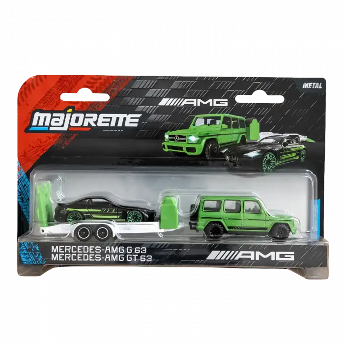Majorette Mercedes-AMG Deluxe Trailer 3’lü Model Araç Seti