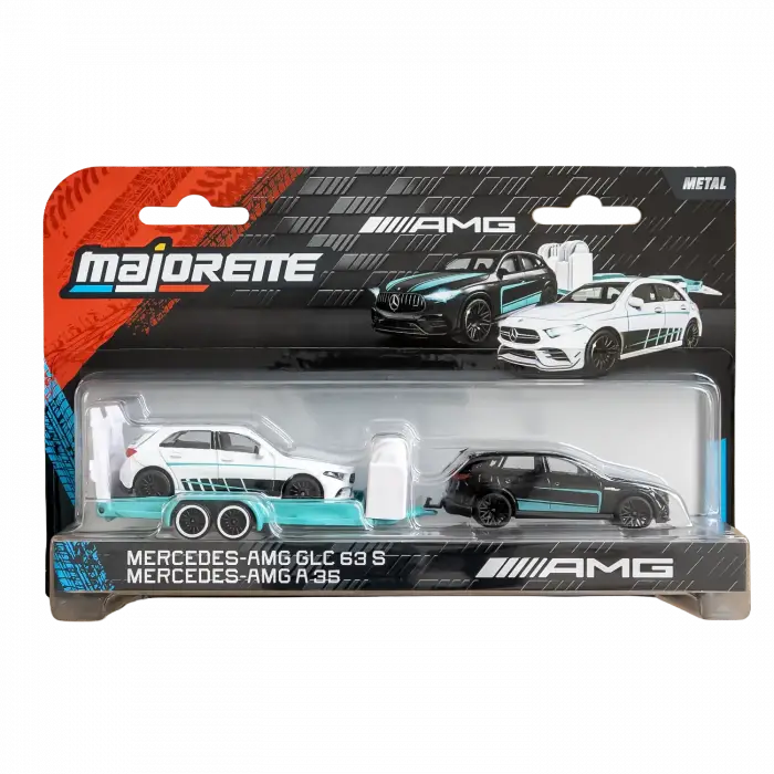 Majorette Mercedes-AMG Deluxe Trailer 3’lü Model Araç Seti